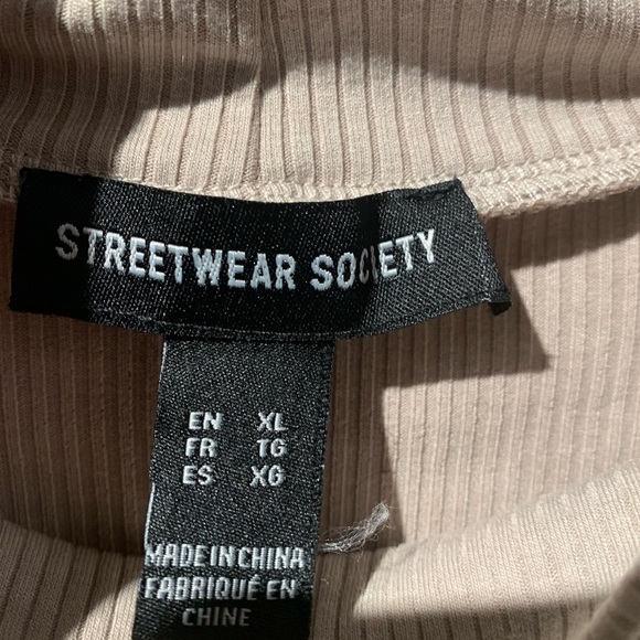 Brown Faux Leather Pants with body suit - Picture 3 of 4